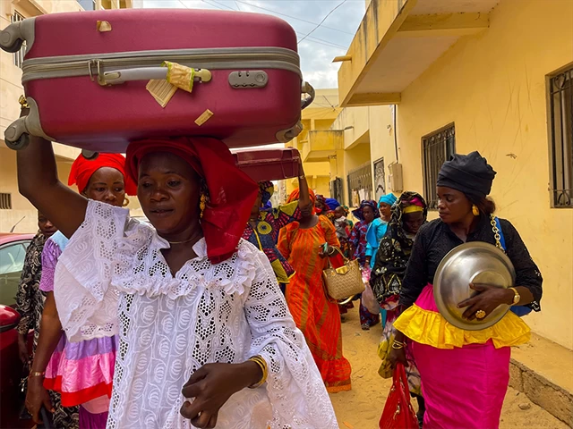 Senegal'de düğünleri aratmayan renkli kutlama: Bebek mevlidi