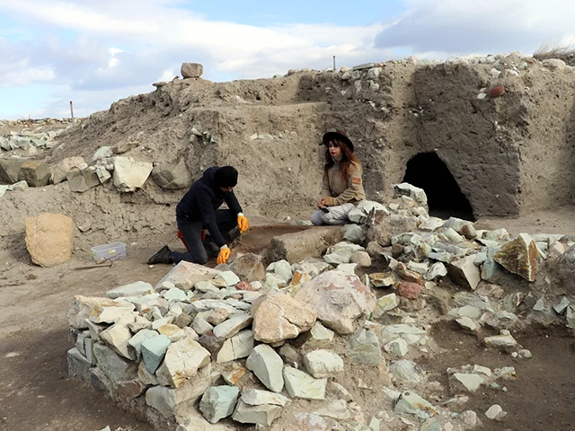 Amasya'daki Oluz Höyük kazılarında Medler'e ait yeni kalıntılar bulundu