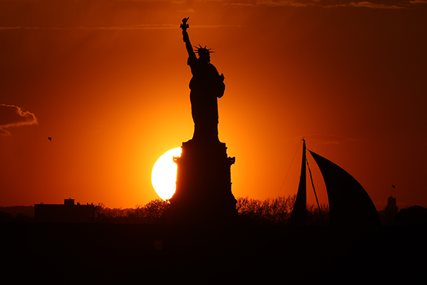 New York'ta Gün Batımı