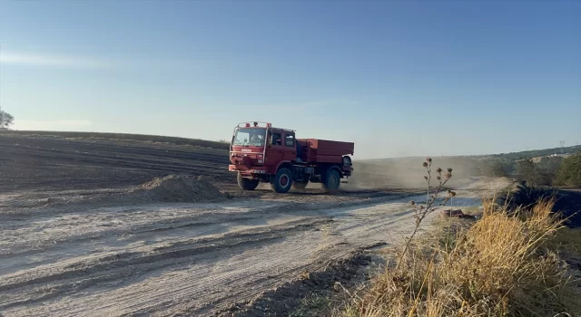 Tekirdağ Çorlu’da ormanlık alanda çıkan yangın kontrol altına alındı 