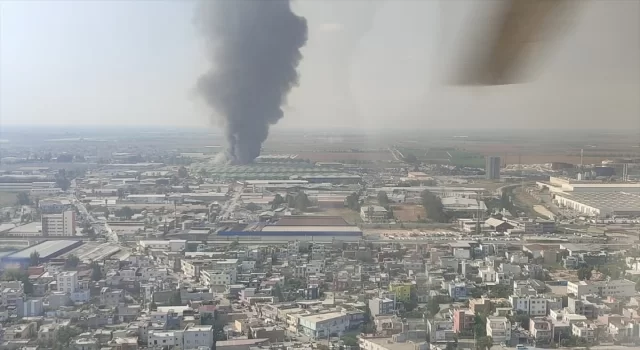 Adana’da geri dönüşüm tesisinde yangın çıktı