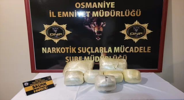 Osmaniye’de yolcu otobüsünde 9 kilo 650 gram uyuşturucu ele geçirildi