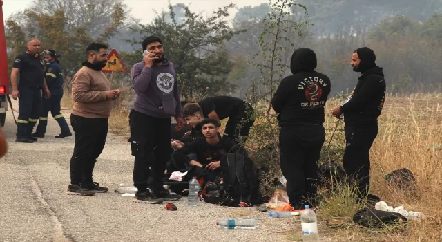 Yunanistan’daki yangınlarda düzensiz göçmenler de çıkış yolu arıyor