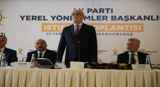 AK Parti Genel Başkan Yardımcısı Yılmaz, Kahramanmaraş’ta konuştu: