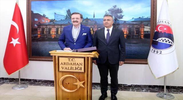 TOBB Başkanı Hisarcıklıoğlu, Ardahan TSO Tahkim ve Arabuluculuk Merkezinin açılışını yaptı