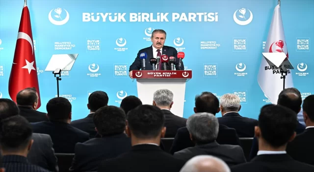 BBP Genel Başkanı Destici, basın toplantısı düzenledi: