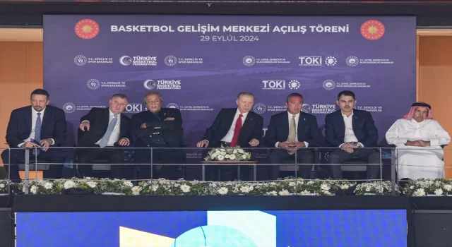 Cumhurbaşkanı Erdoğan, Basketbol Gelişim Merkezi’nin açılışında konuştu: (1)