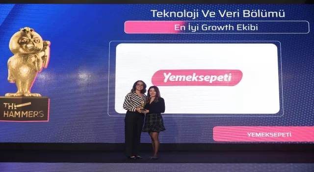 Yemeksepeti’ne The Hammers Awards’ta ”En İyi Growth Ekibi” ödülü