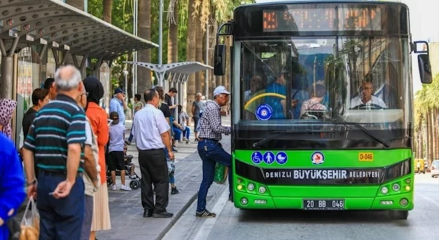 Denizli'de toplu taşımaya zam!