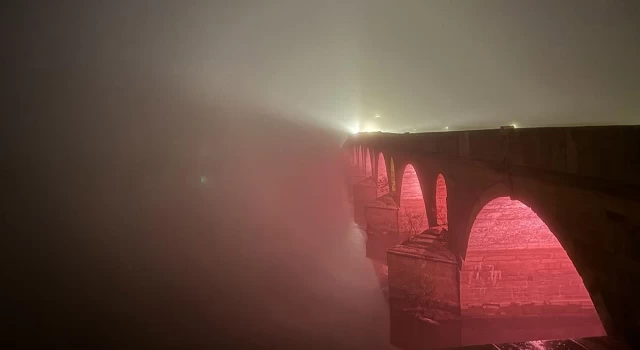 Edirne'de yoğun sis: Göz gözü görmüyor