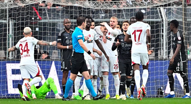 Beşiktaş derbisini 1-0 kazanan Galatasaray, yenilmezlik serisini 16 maça çıkardı