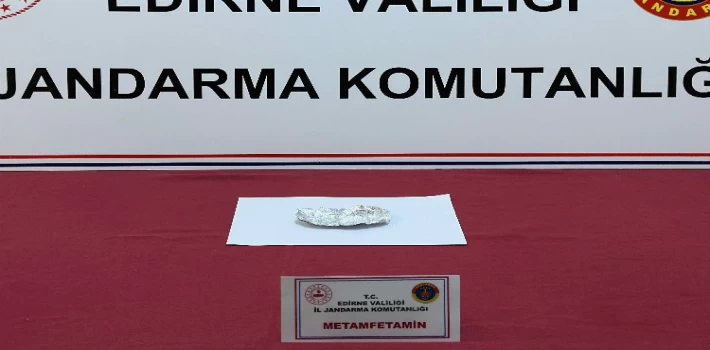 Edirne Jandarması’ndan Havsa’da uyuşturucu operasyonu