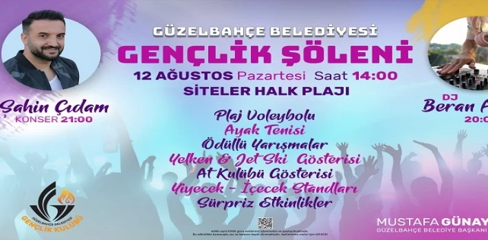 Güzelbahçe’de Gençlik Şöleni başlıyor