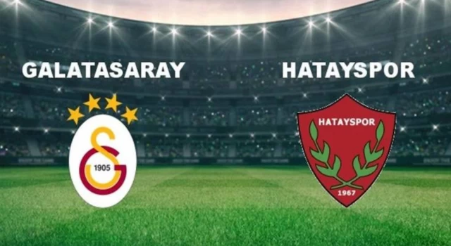 Hatayspor'u ağırlayacak olan Galatasaray'ın ilk 11'i belli oldu