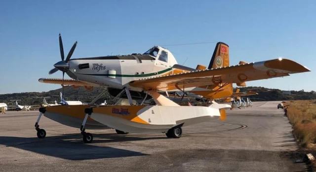 Türkiye'den Yunanistan'a yangın için gönderilen uçaklar ve helikopter Atina'ya ulaştı