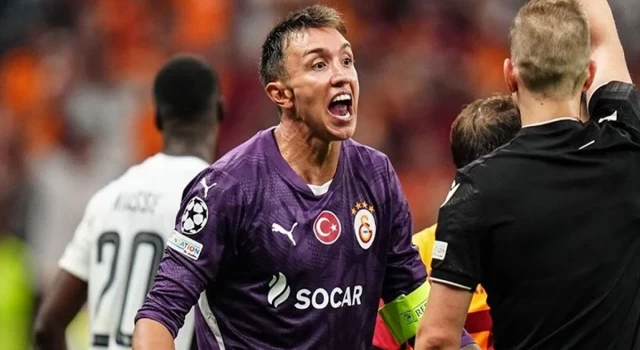 UEFA'dan Muslera'ya 3 maç men cezası