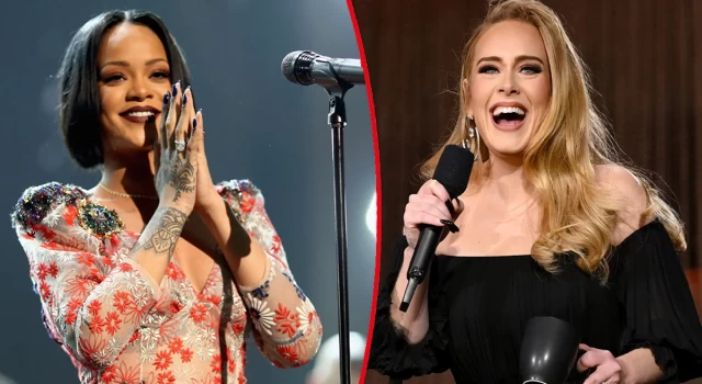 İngiliz şarkıcı Adele'den çılgın itiraf: Rihanna ile seks yapmak isterdim