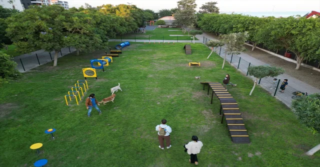 Mersin’de geri dönüşümden üretilen malzemelerle ”Pati Park” kuruldu