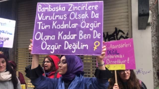 Taksim, Feminist Gece Yürüyüşü öncesi ablukaya alındı