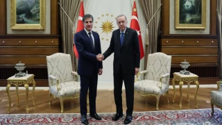 Cumhurbaşkanı Erdoğan, IKBY Başkanı Neçirvan Barzani ile görüştü