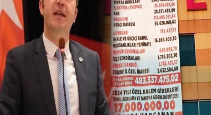 Edirne Keşan’da CHP’den AK Parti’ye borç listeli yanıt