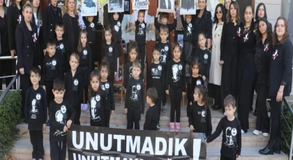 Manisa’da minikler Ata’sını özlemle andı