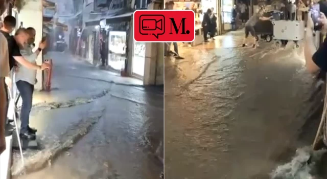 Kapalı Çarşı ve Mısır Çarşısı'nı su bastı