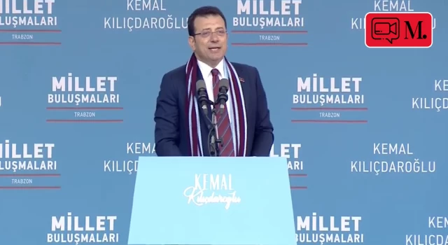 Ekrem İmamoğlu AFAD'ın Trabzonlulara attığı uyarı mesajını okudu